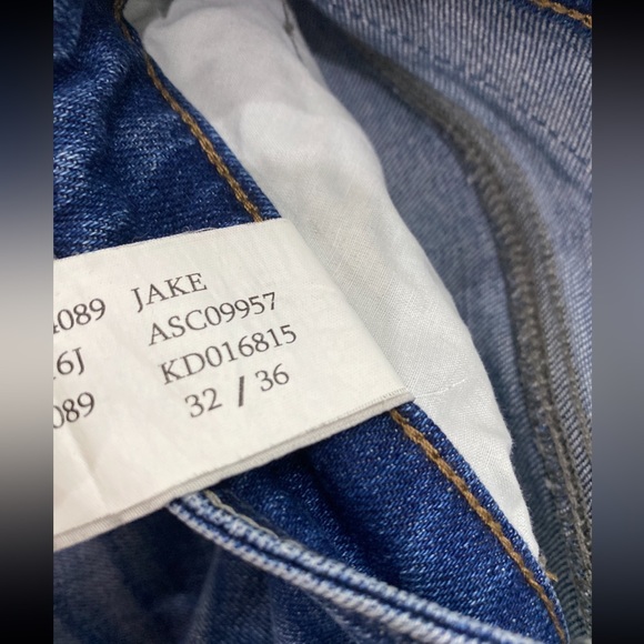 Mavi Mens Jake Blue Denim Jean 32 / 36 LONG LEG INSEAM for tall and lean guys - Picture 8 of 10